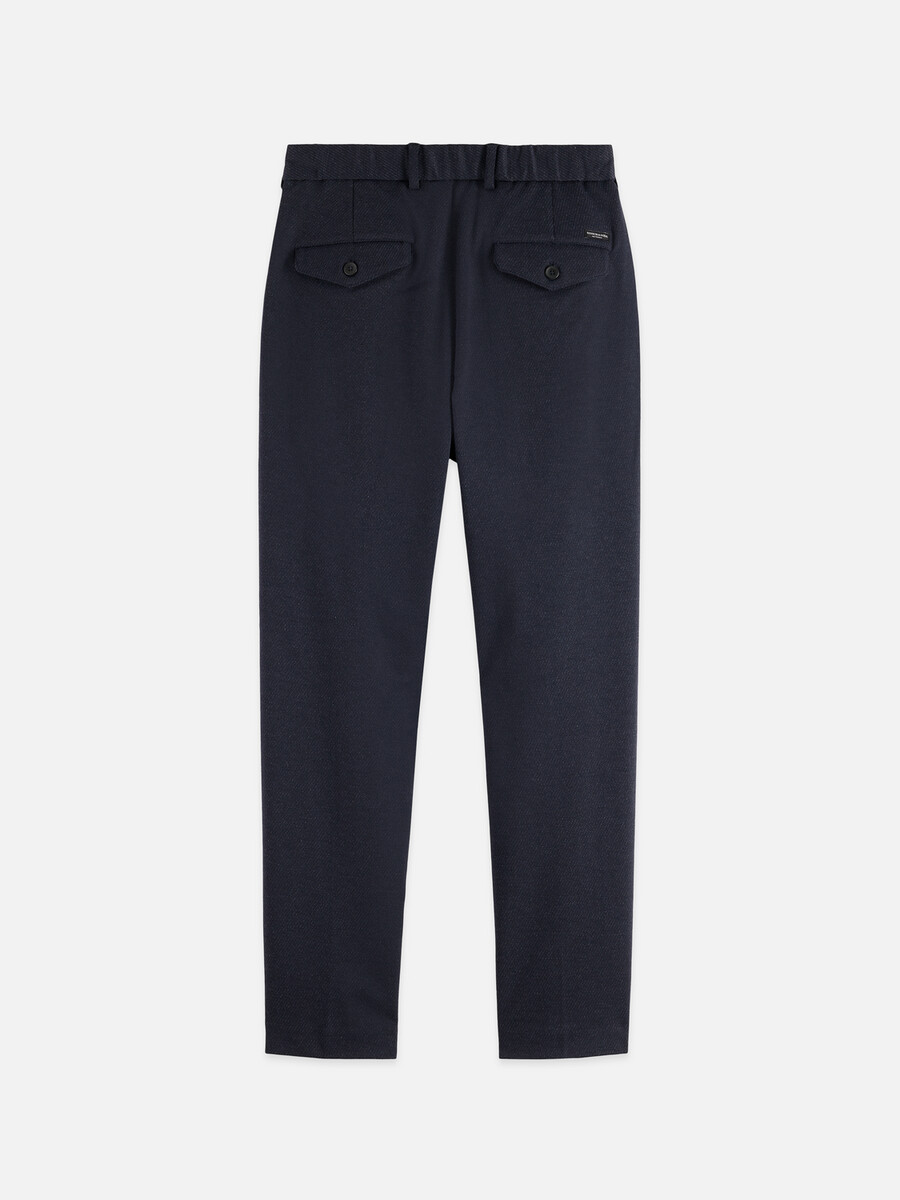 pantaloni da jogging affusolati in jersey tinto in filo finch tailored