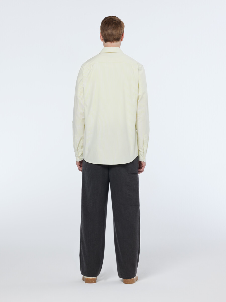camicia oxford a righe vestibilità regolare