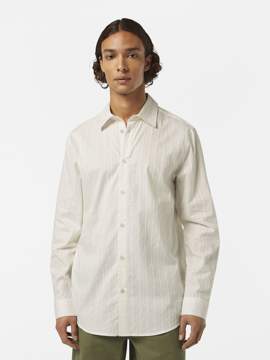 camicia dobby vestibilità regolare