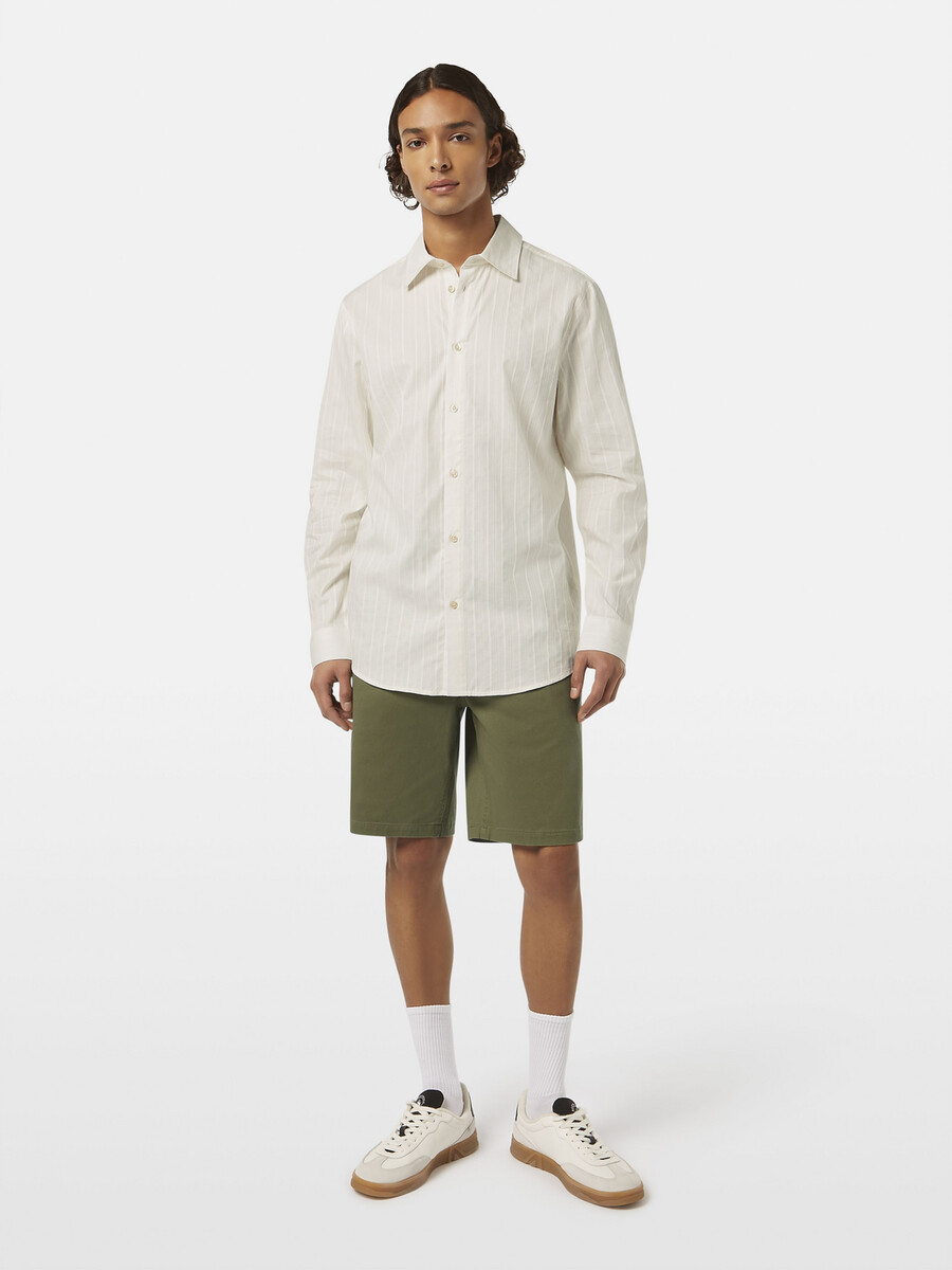 camicia dobby vestibilità regolare