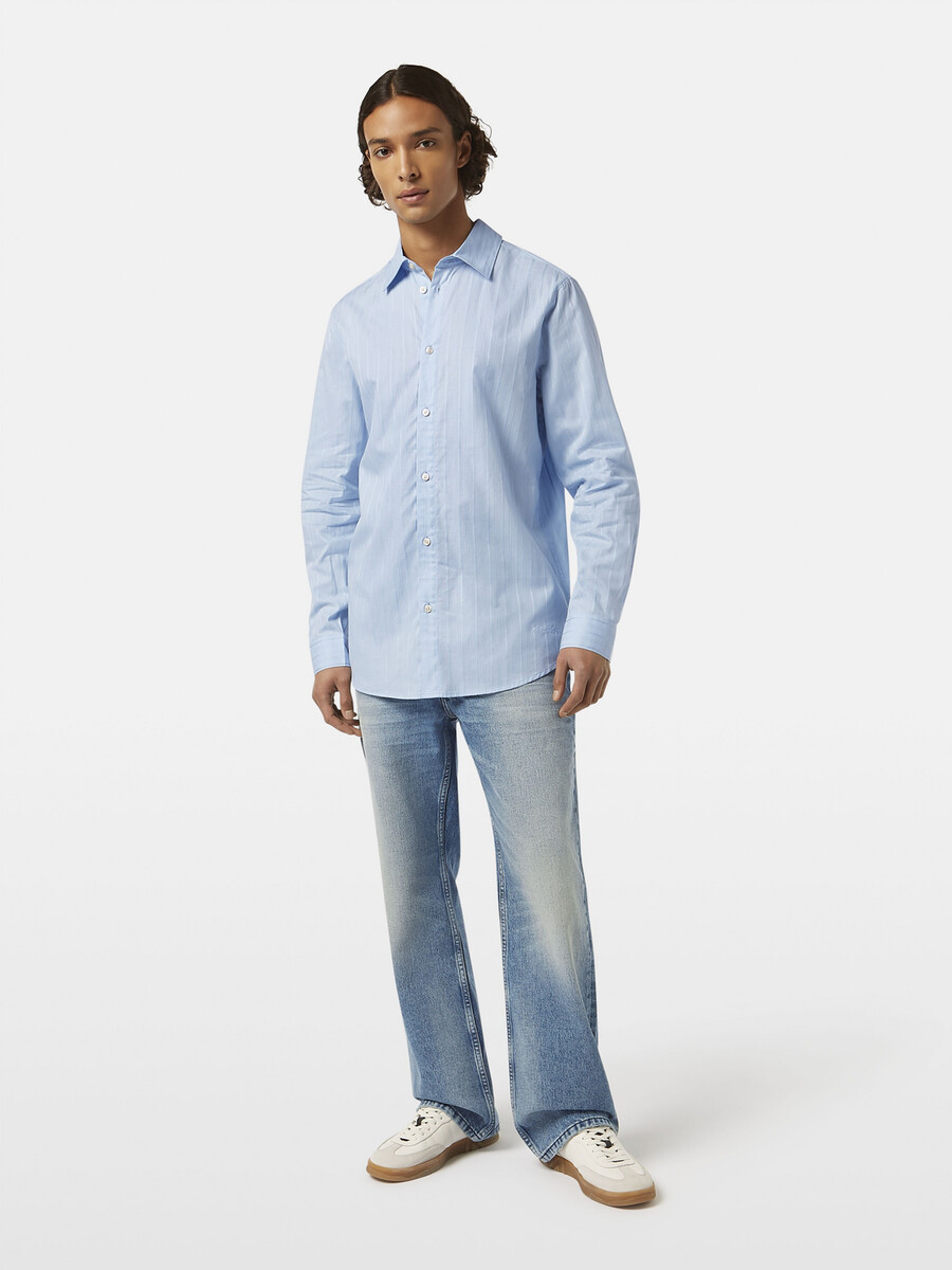 camicia dobby vestibilità regolare