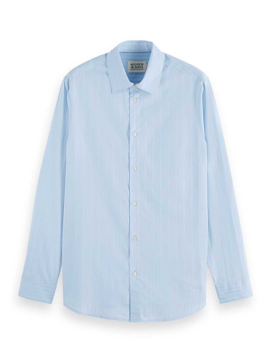camicia dobby vestibilità regolare