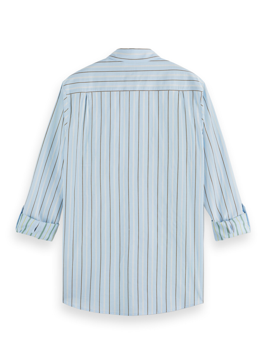 camicia a righe dobby vestibilità regolare