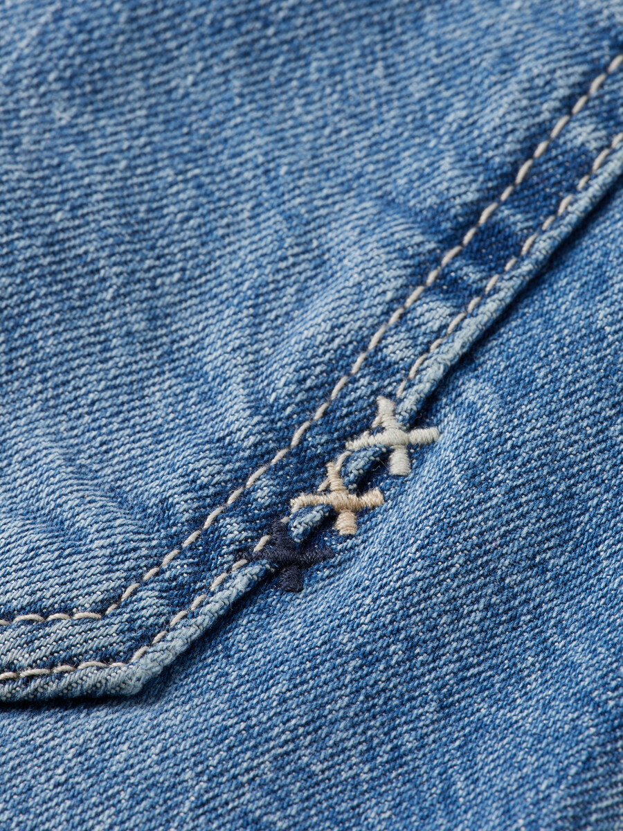 essentials — the ray denim short blue dream