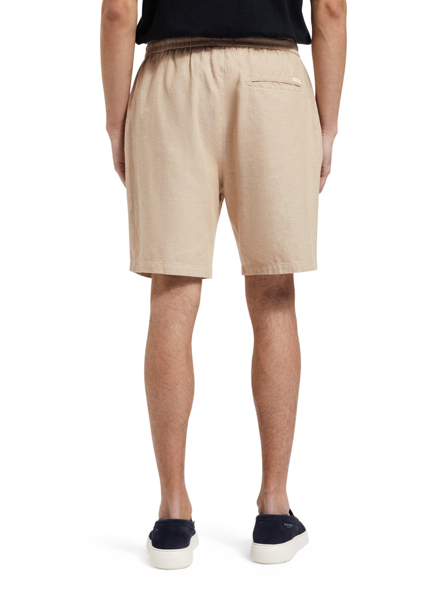 bermuda in twill di cotone e lino preferiti