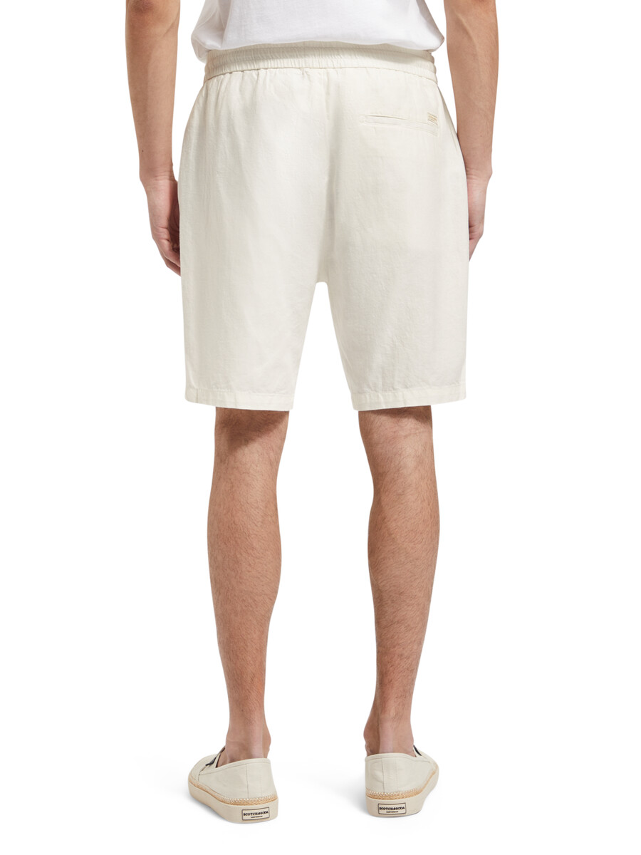 bermuda in twill di cotone e lino preferiti