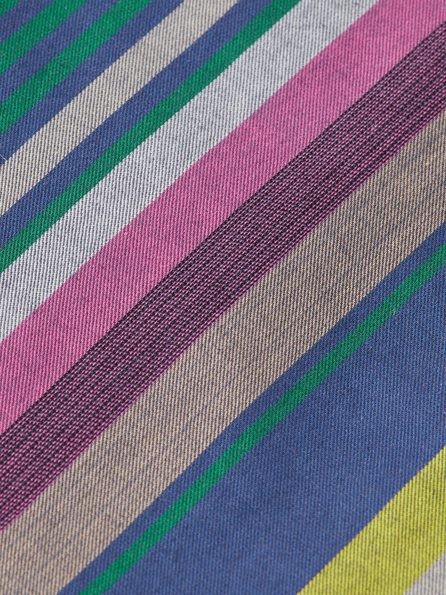 coperta twilt - corta in twill di cotone a righe