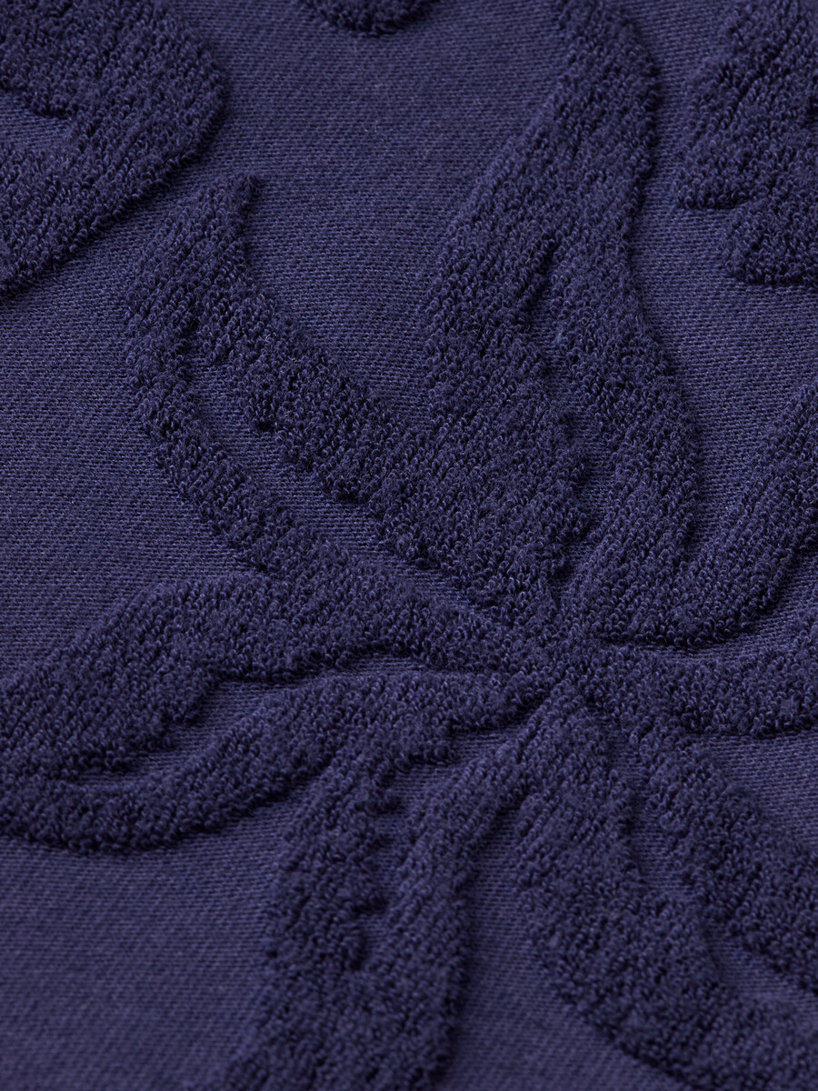 pantaloncini in spugna jacquard