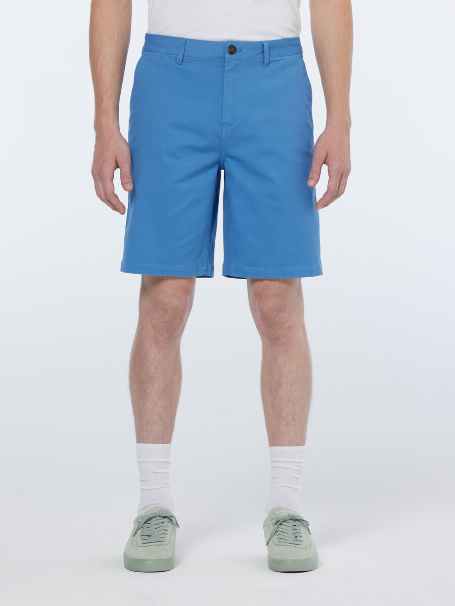pantaloncini corti in misto cotone lavato stuart dalla vestibilità regolare
