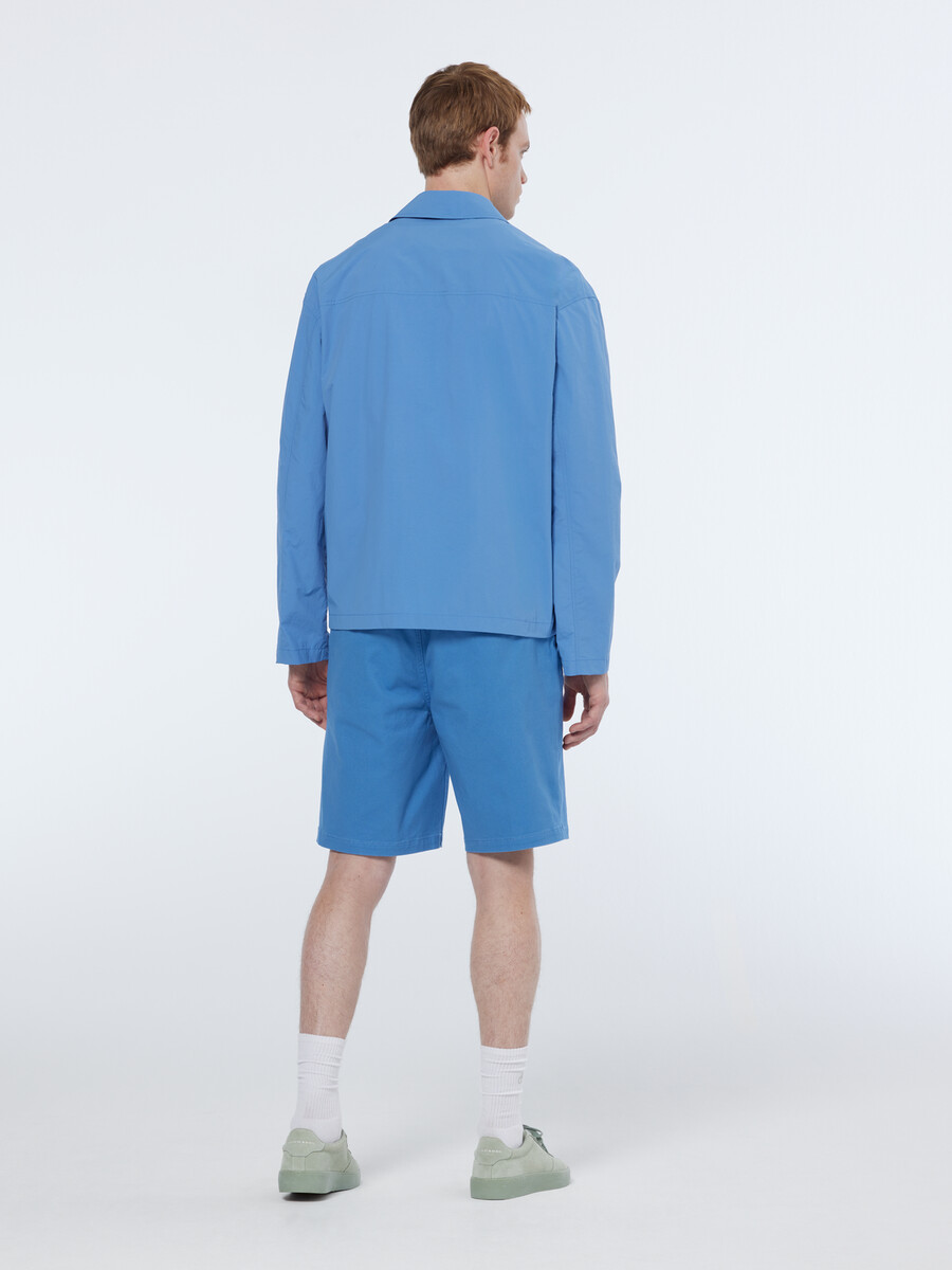 pantaloncini corti in misto cotone lavato stuart dalla vestibilità regolare
