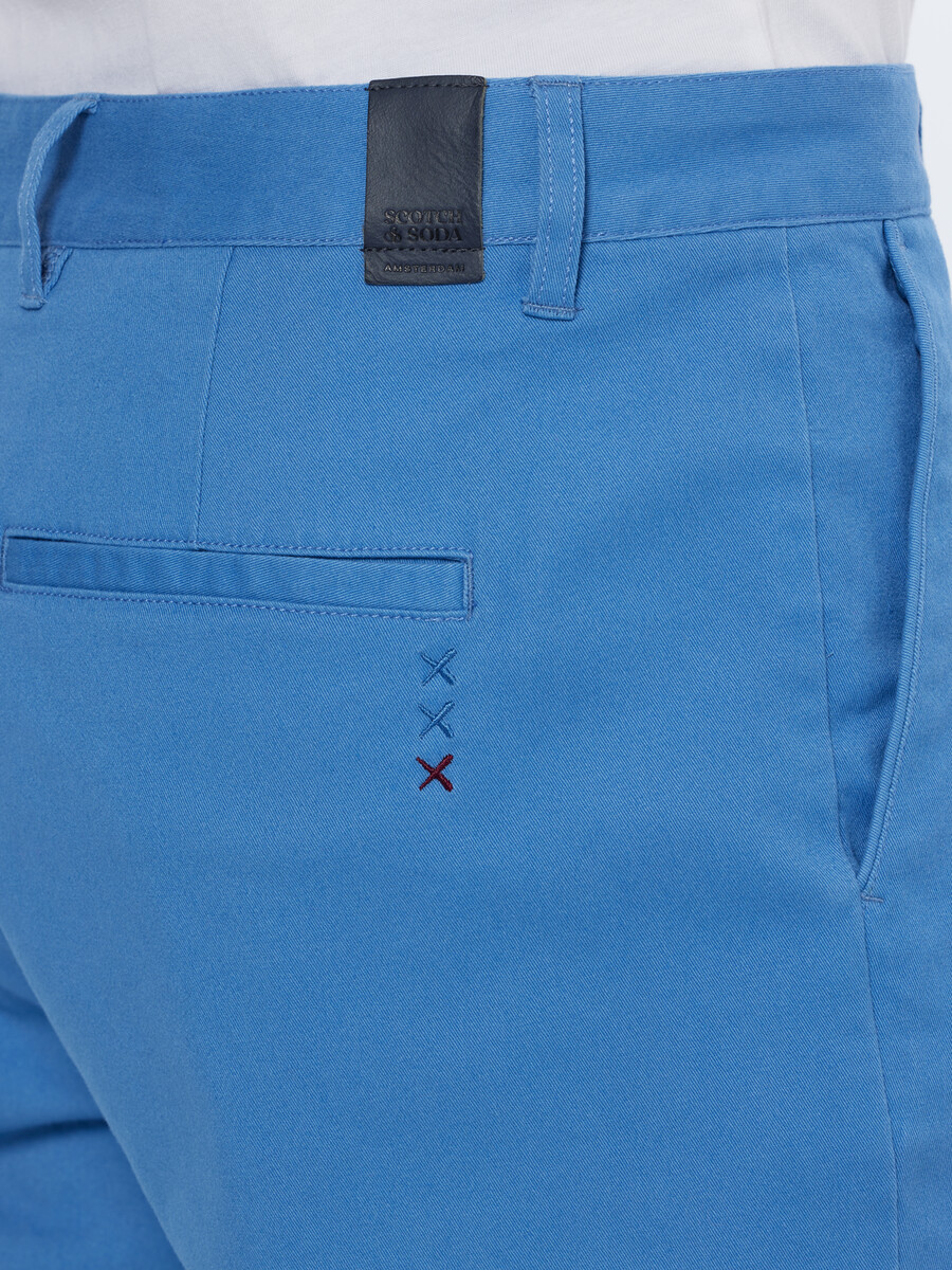 pantaloncini corti in misto cotone lavato stuart dalla vestibilità regolare