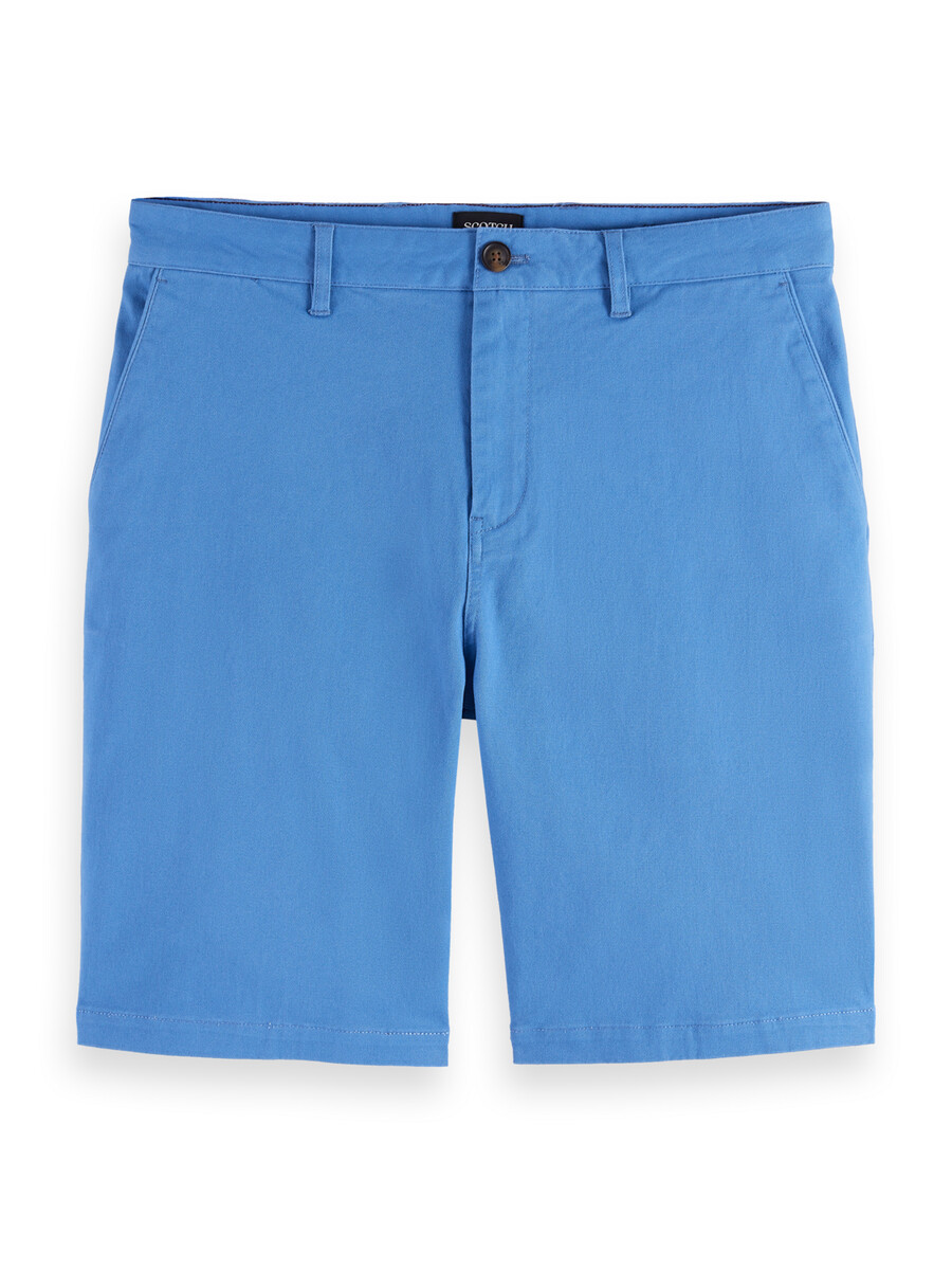 pantaloncini corti in misto cotone lavato stuart dalla vestibilità regolare