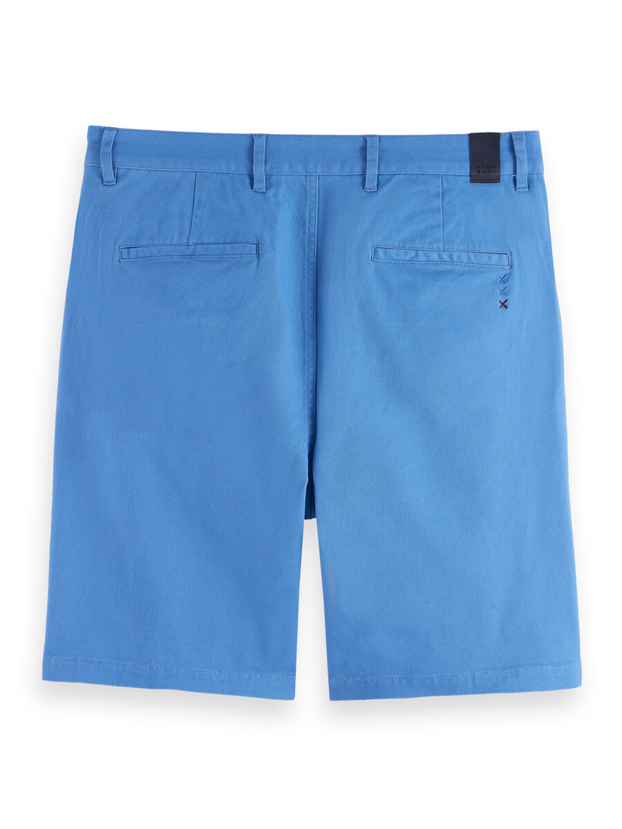 pantaloncini corti in misto cotone lavato stuart dalla vestibilità regolare