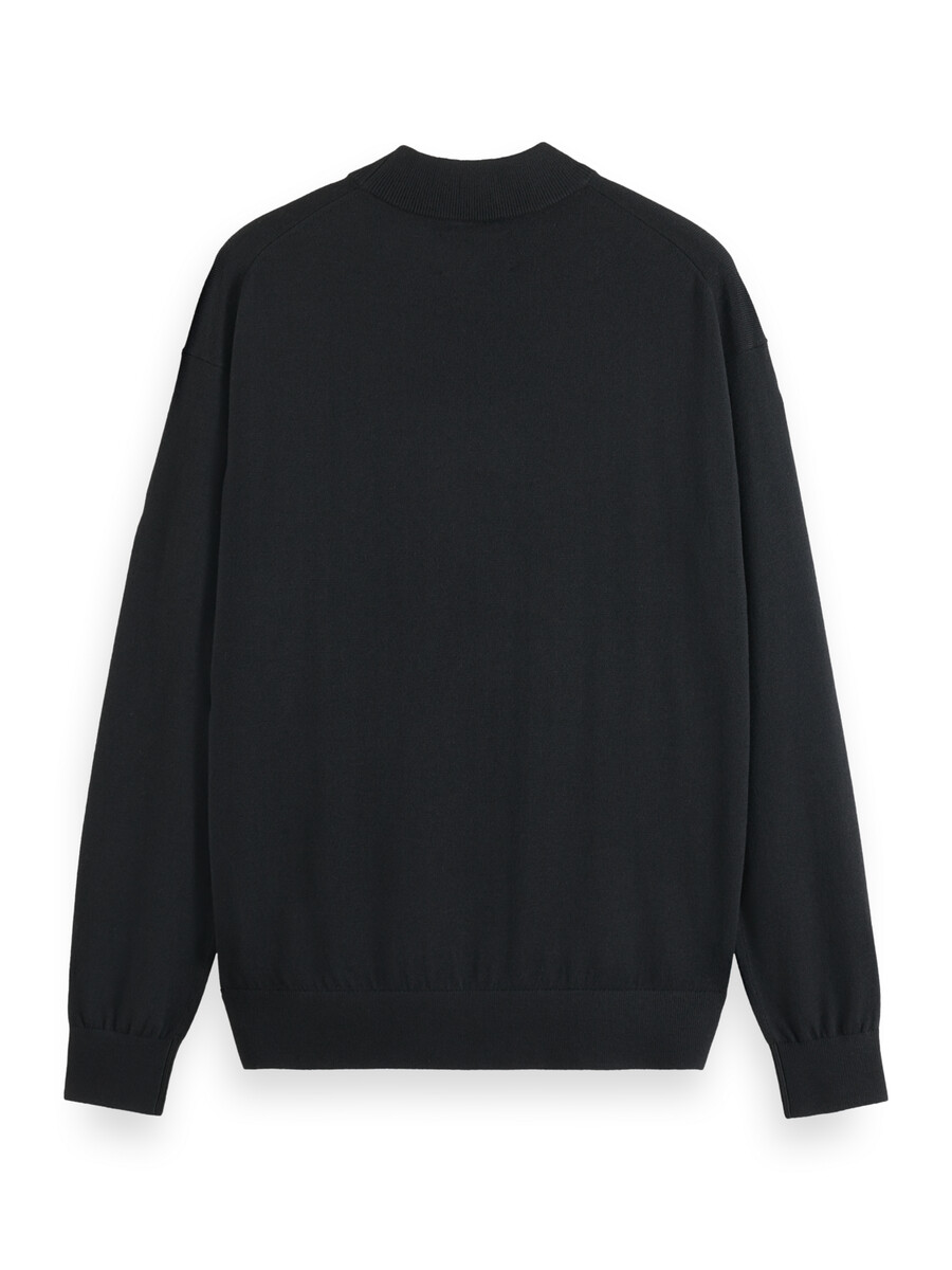 essentials — maglione con collo alto e spalle scese