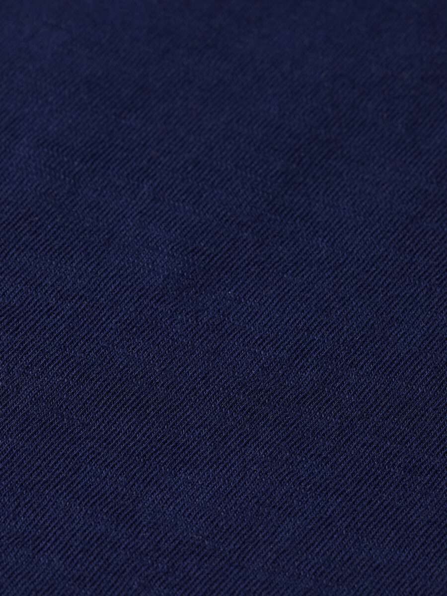 t-shirt a maniche lunghe slub henley vestibilità regolare