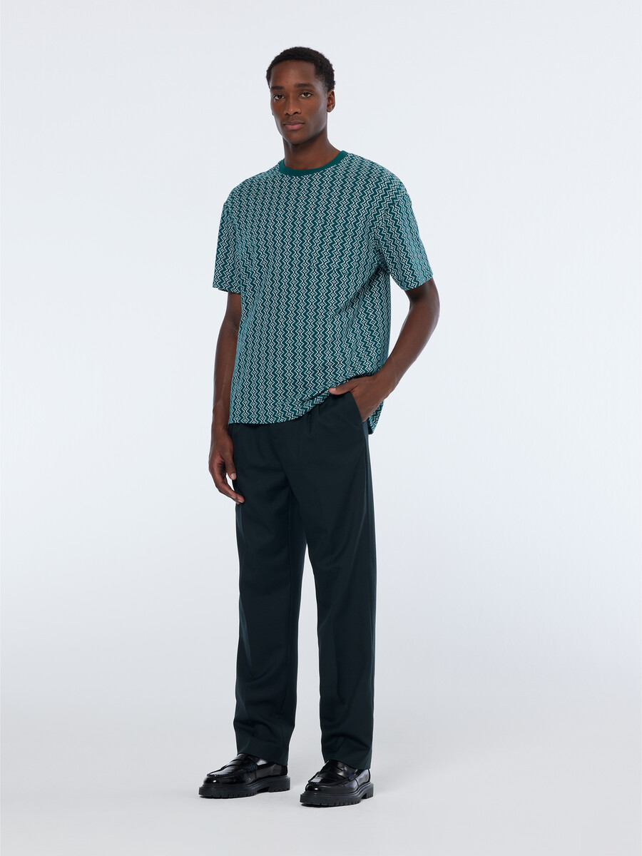 t-shirt jacquard relaxed fit