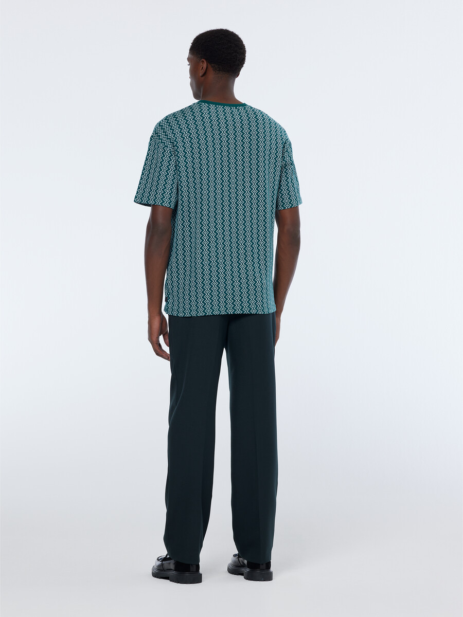 t-shirt jacquard relaxed fit