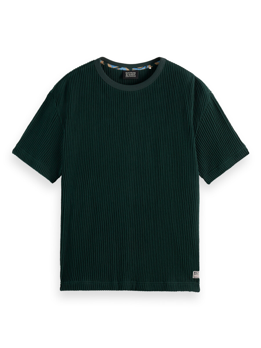 t-shirt strutturata vestibilità ampia