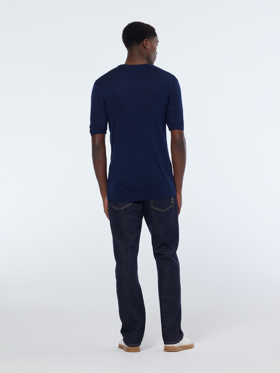 t-shirt in maglia vestibilità regolare