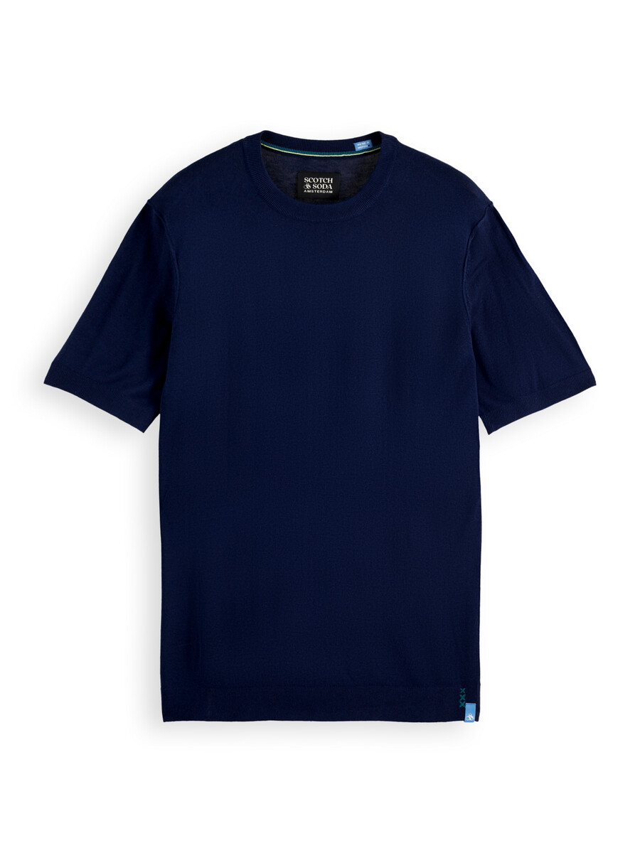 t-shirt in maglia vestibilità regolare