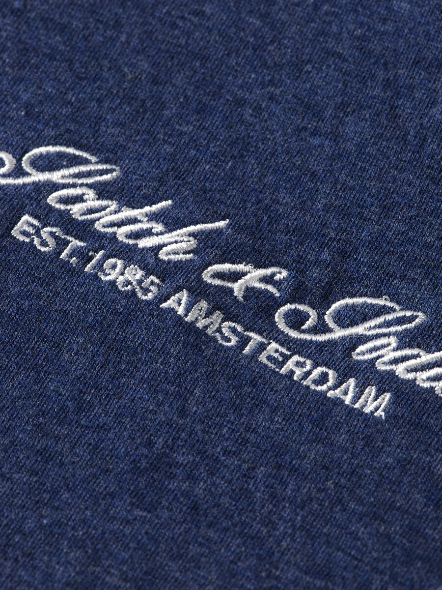 t-shirt con logo a vestibilità ampia e incollata