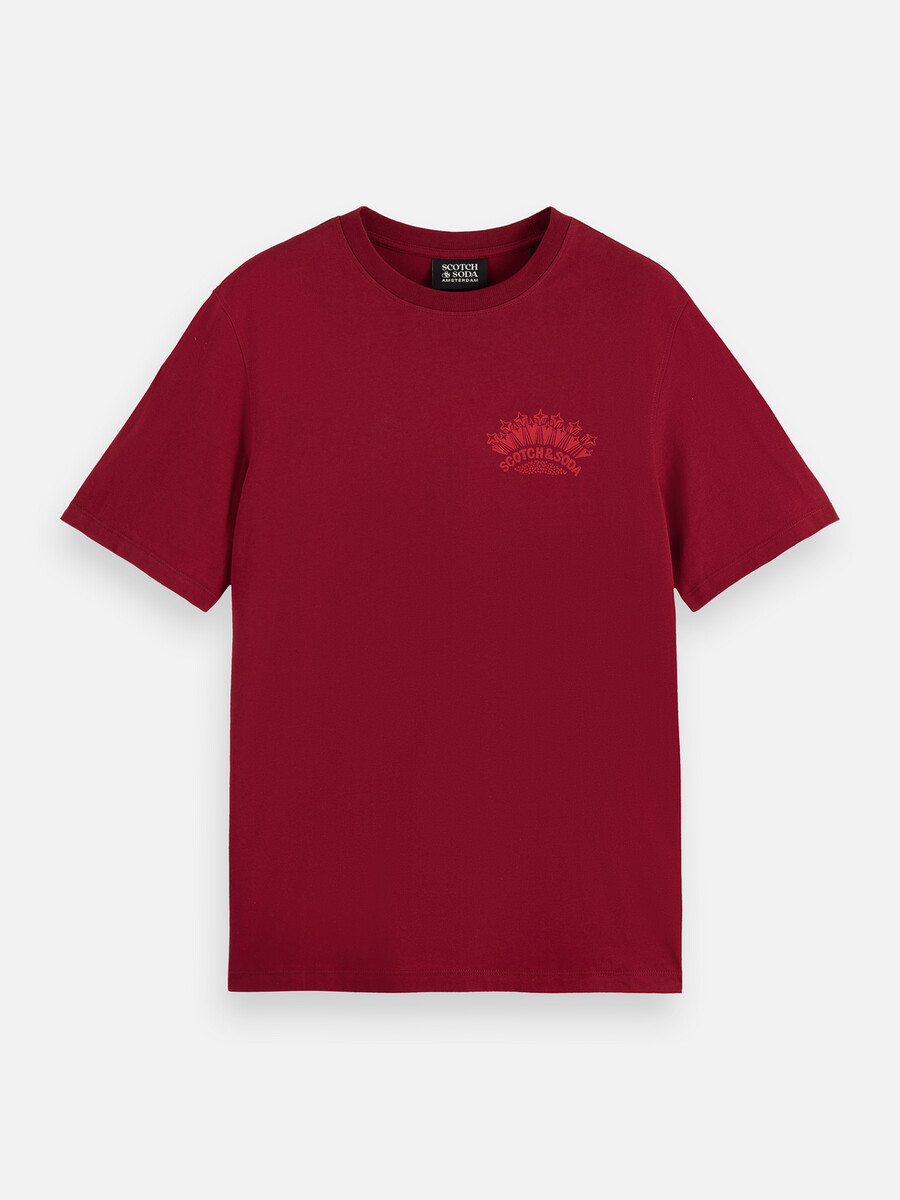 t-shirt regular fit con grafica anteriore e posteriore