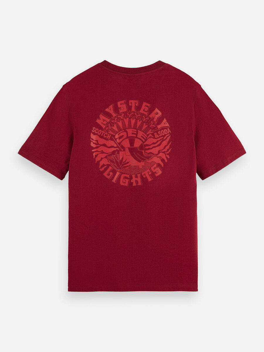 t-shirt regular fit con grafica anteriore e posteriore
