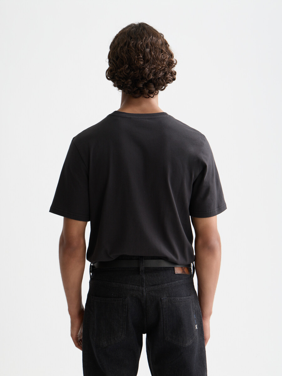 t-shirt regular fit con grafica sul petto
