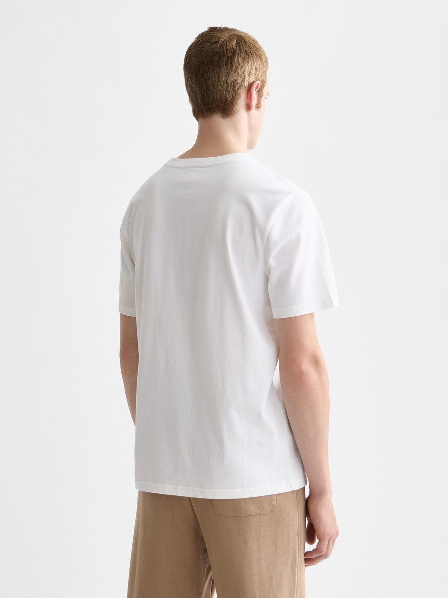 t-shirt regular fit con grafica sul petto