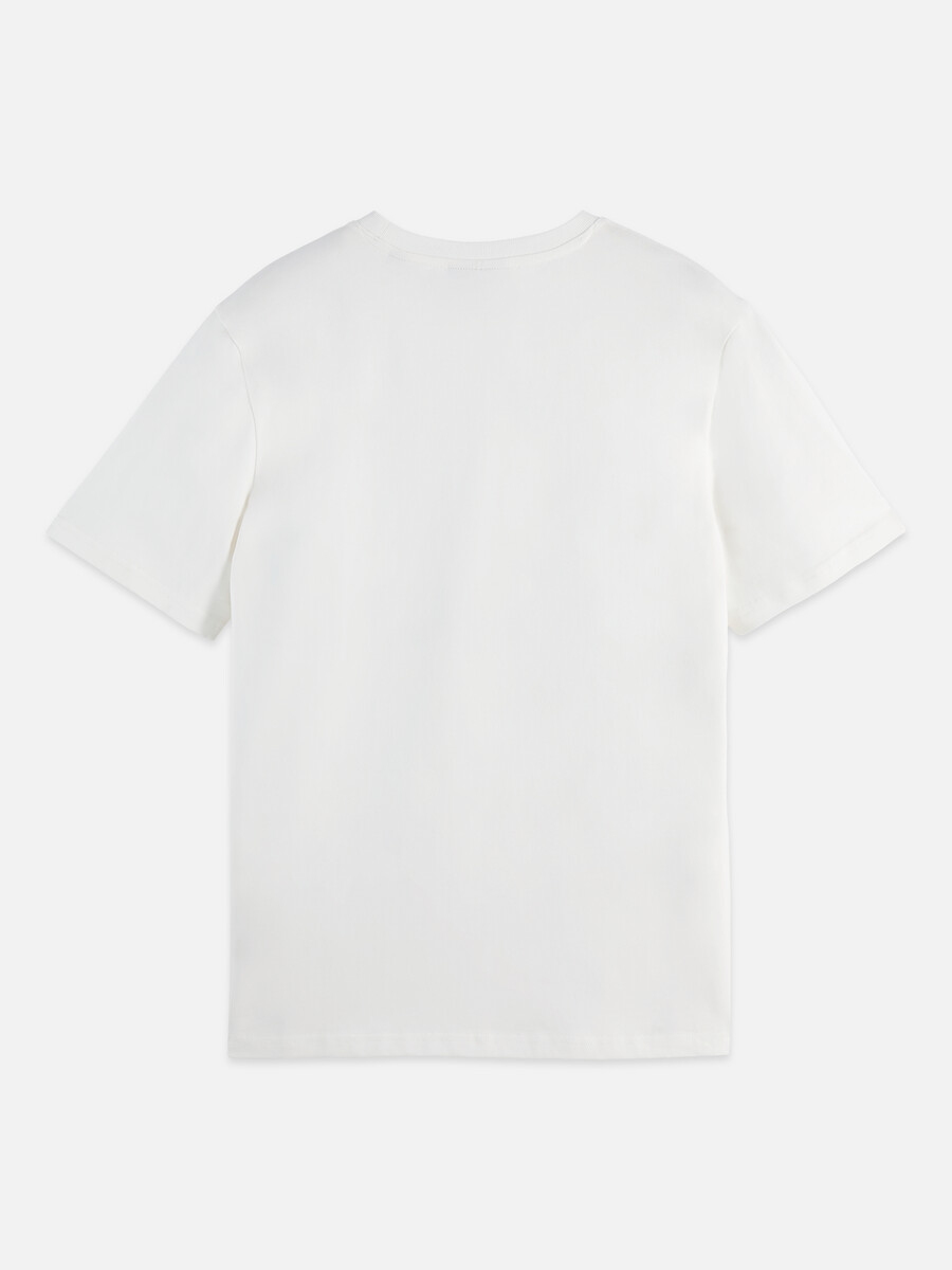 t-shirt regular fit con grafica sul petto
