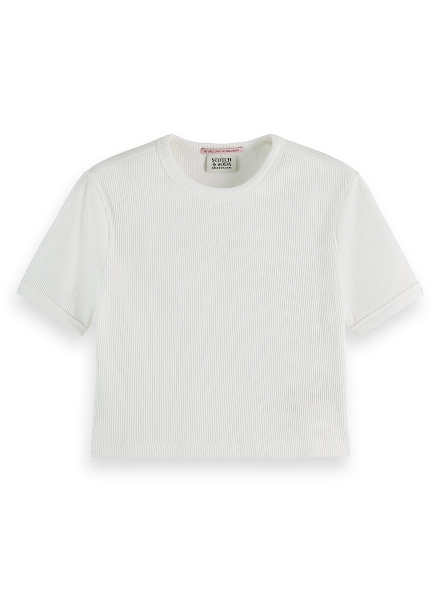 essentials — maglietta a coste per neonati