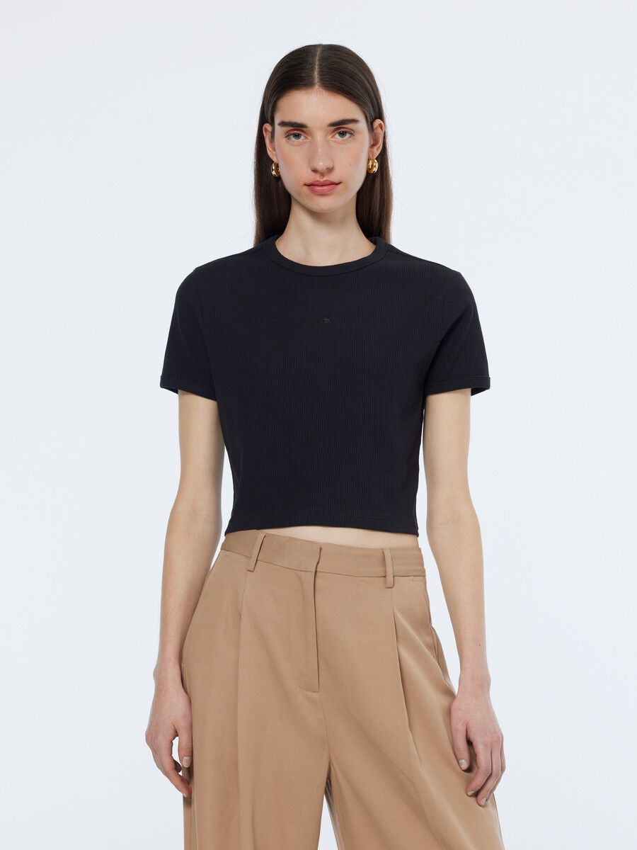 essentials — maglietta a coste per neonati