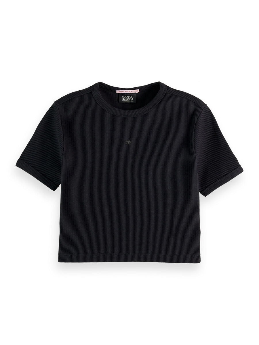 essentials — maglietta a coste per neonati