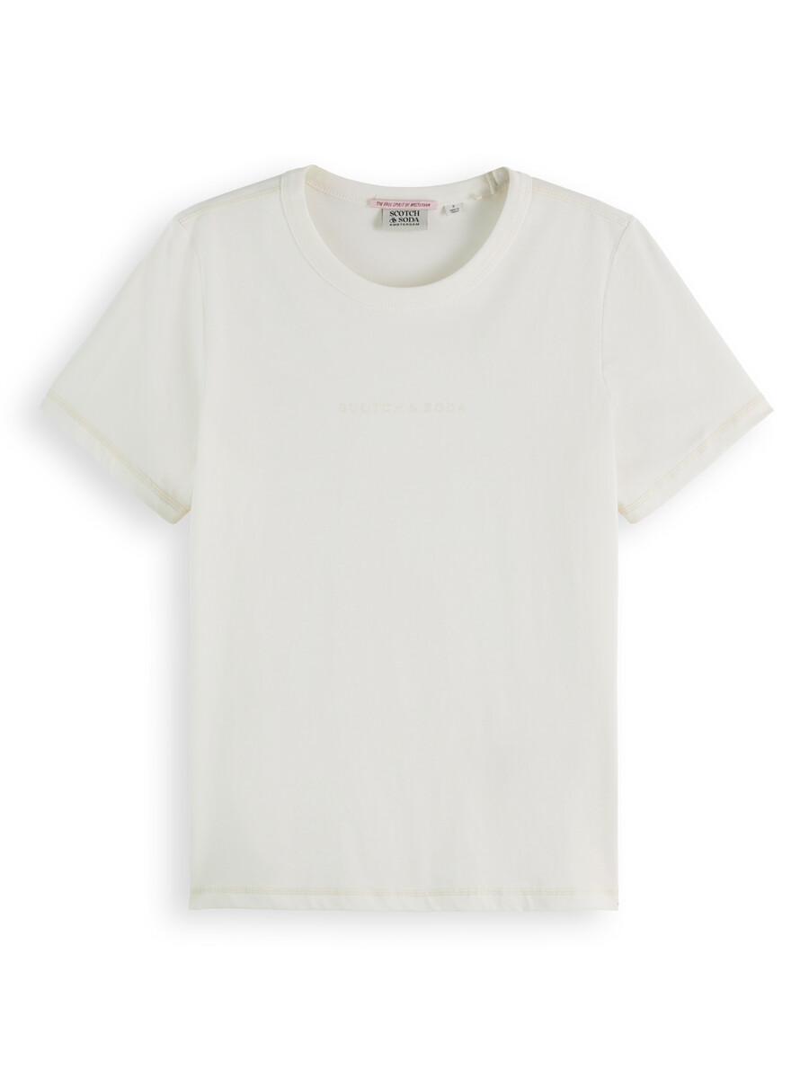 essentials — t-shirt con logo flatlock dalla vestibilità regolare