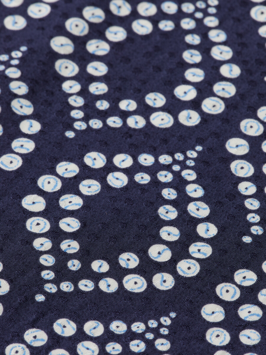 top avvolgente in jacquard