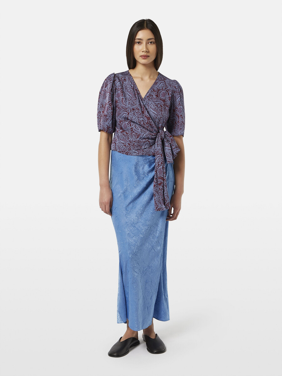 top annodato in jacquard