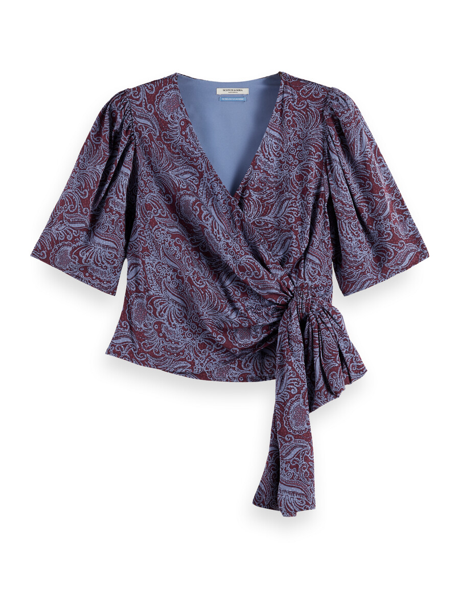 top annodato in jacquard