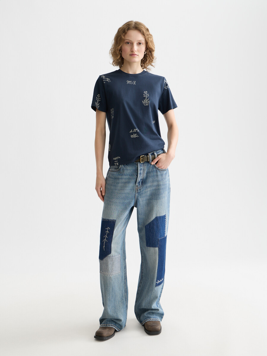 t-shirt stampata vestibilità regolare