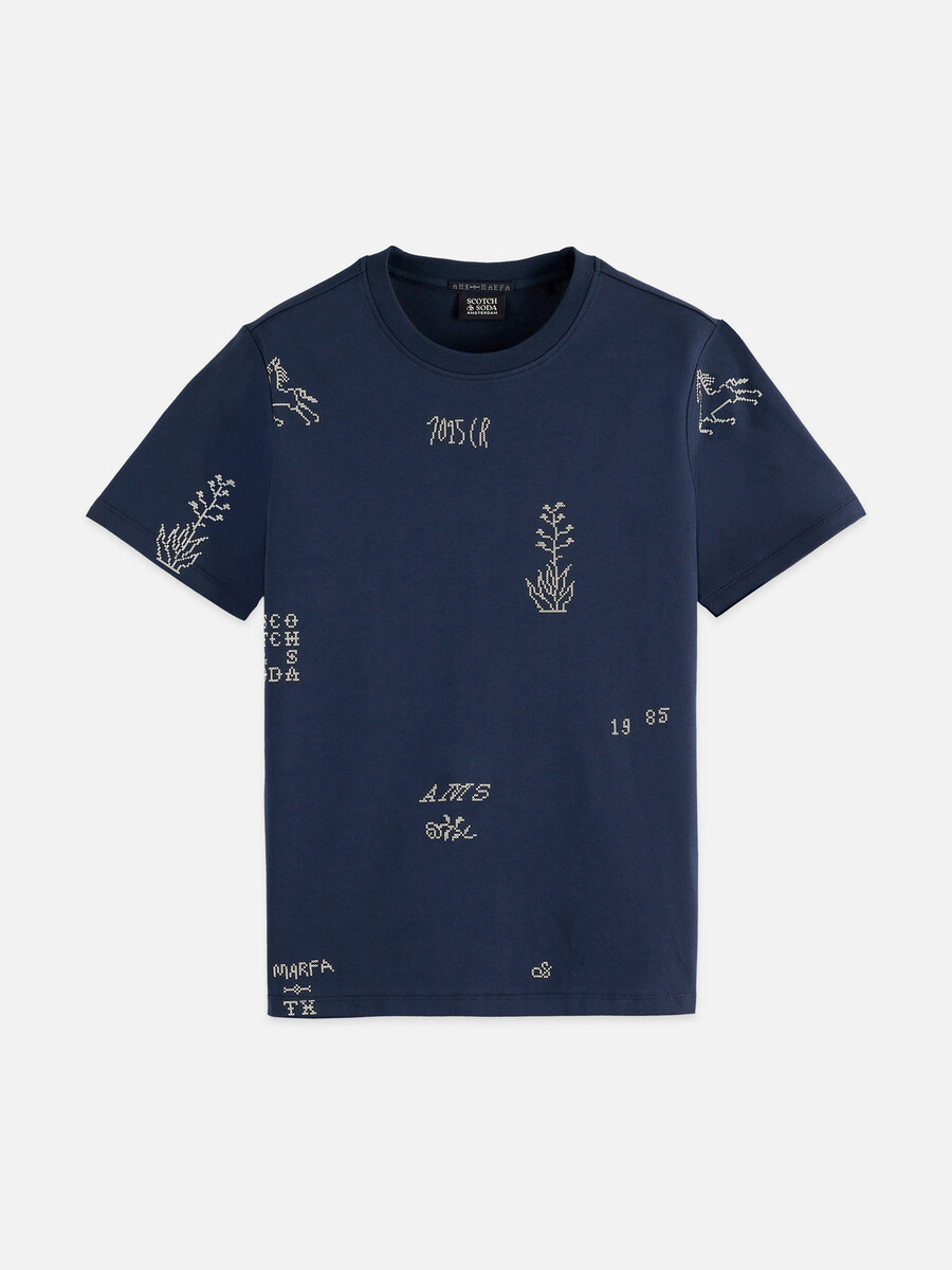 t-shirt stampata vestibilità regolare